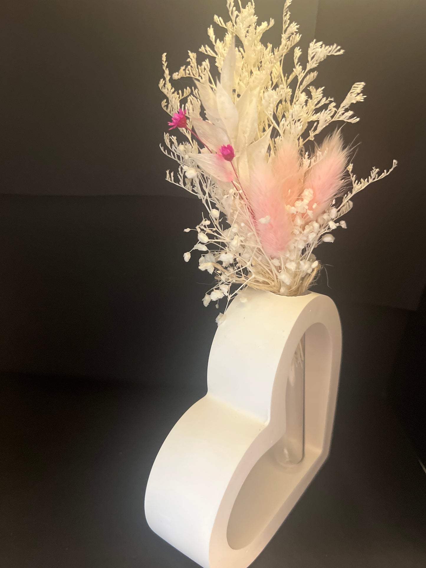 DEKO HERZ mit Trockenblumen